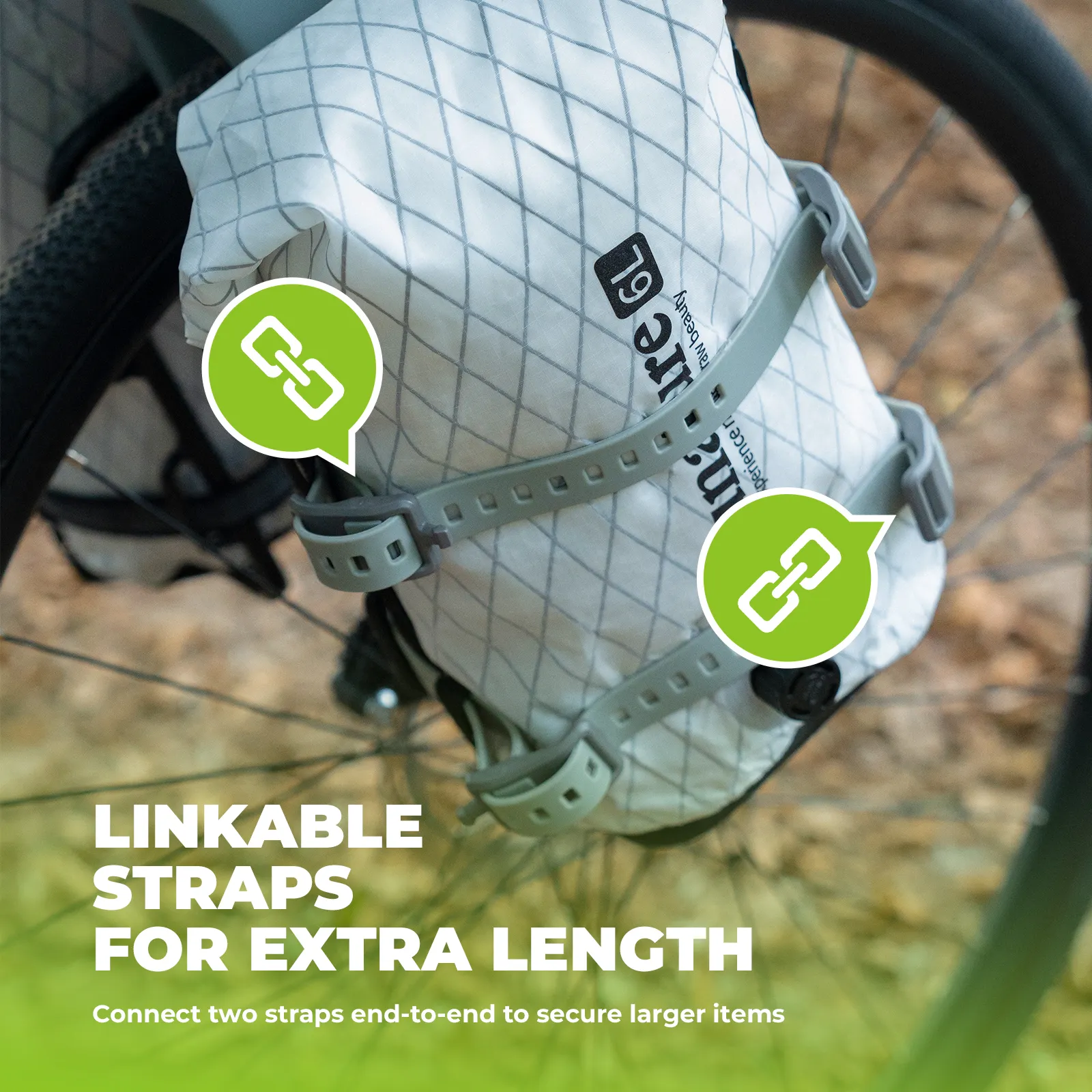 Qunature 2-Pack Heavy-Duty Gear Strap with TPU Polyether for Bikepacking - Image 8