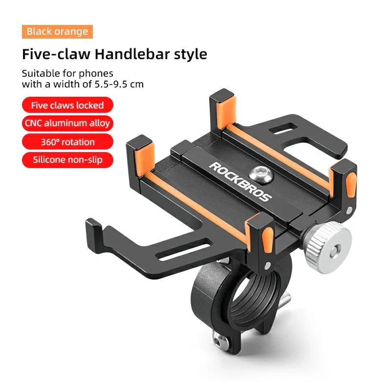 Aluminum Alloy Phone Mount Fits 2.2–3.7 in Wide - Image 2