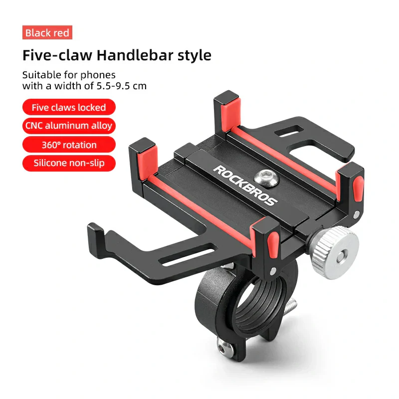 Aluminum Alloy Phone Mount Fits 2.2–3.7 in Wide - Image 4
