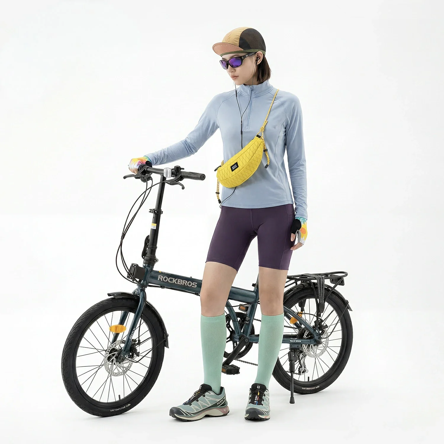 Banana Bike Handlebar Bag, Lightweight Crossbody Cycling Bag 1.8L - Image 6