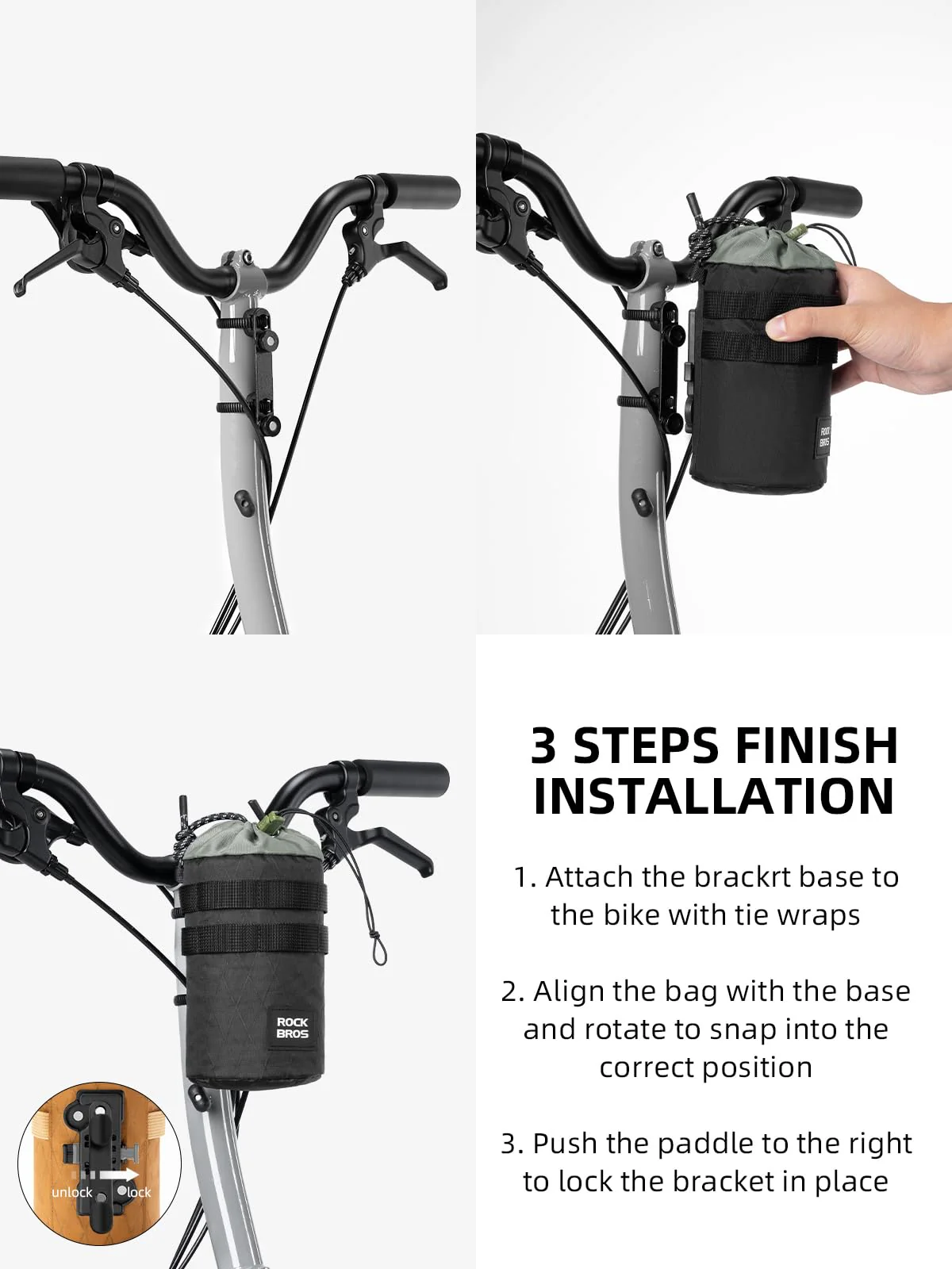Bike Bottle Holder Magnetic 1.2L - Image 8