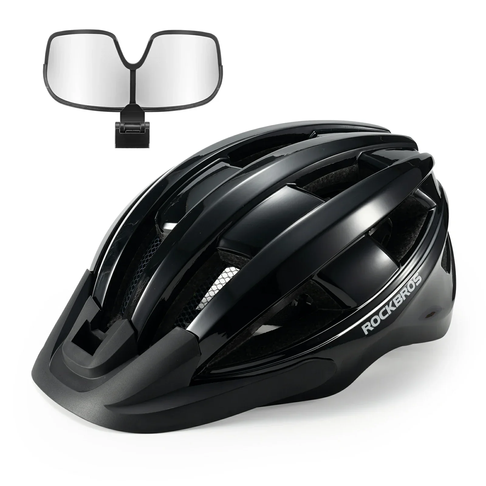 Bike Helmet with Photochromic Visor USB Rechargeable Tail Light - Image 2