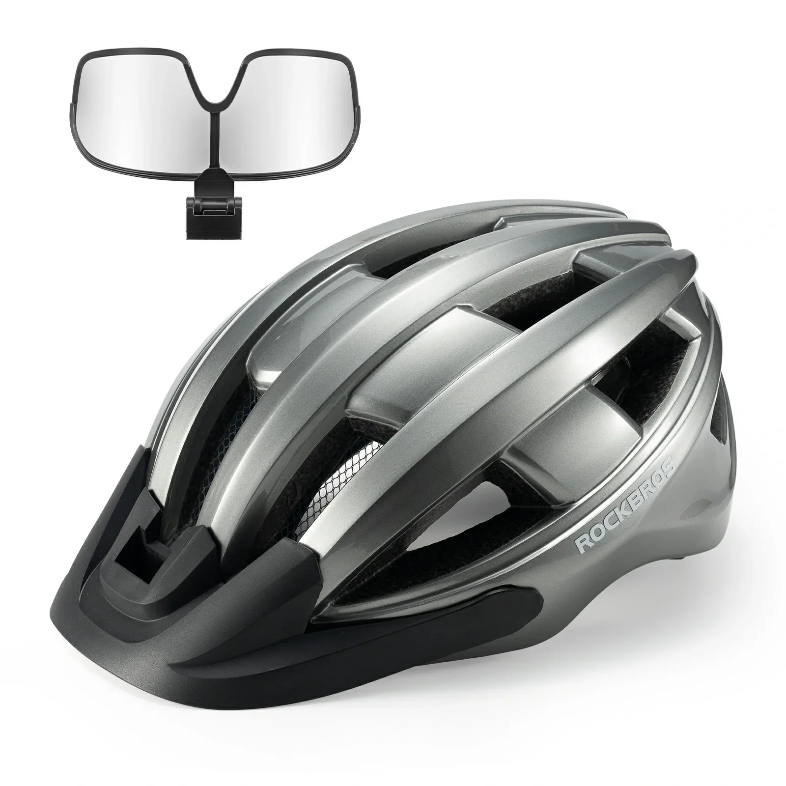 Bike Helmet with Photochromic Visor USB Rechargeable Tail Light - Image 6
