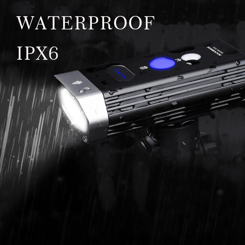 Bike Light Front 1800Lm 2 Leds Rechargeable - Image 3