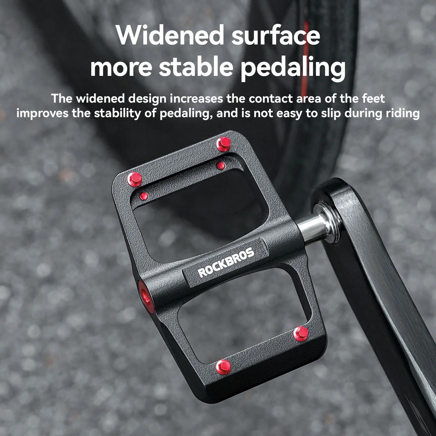 Bike Pedals Titanium Axle Magnesium Alloy 3-Bearing - Image 5