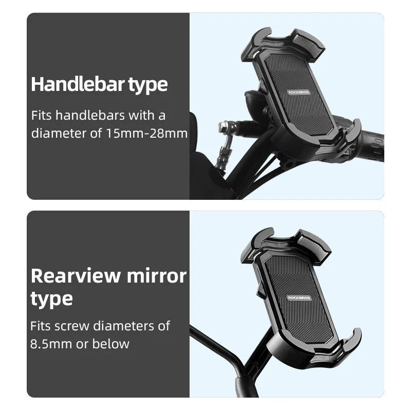 Bike Phone Holder Handlebar Rearview Mirror - Image 17