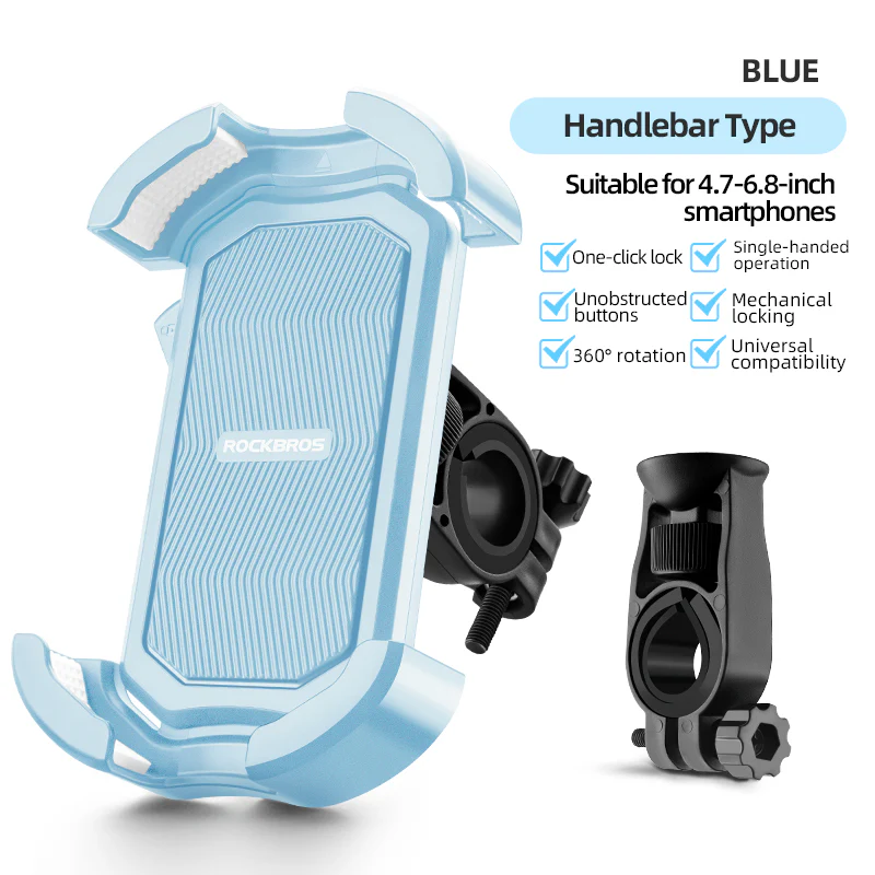 Bike Phone Holder Handlebar Rearview Mirror - Image 6