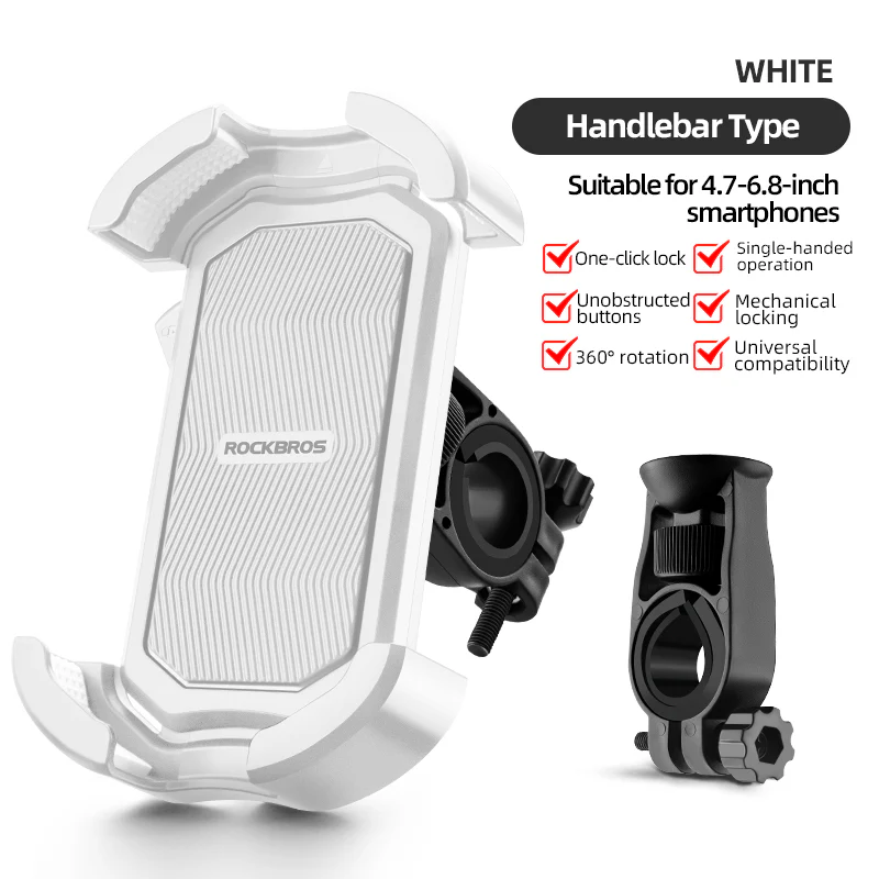 Bike Phone Holder Handlebar Rearview Mirror - Image 8