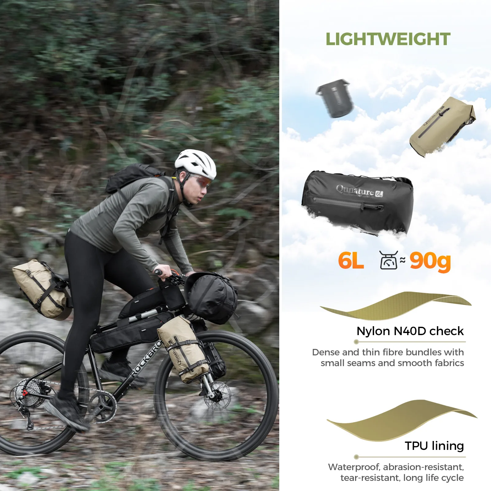 Bikepacking Rear Rack + Waterproof Compression Bag Set - Image 10