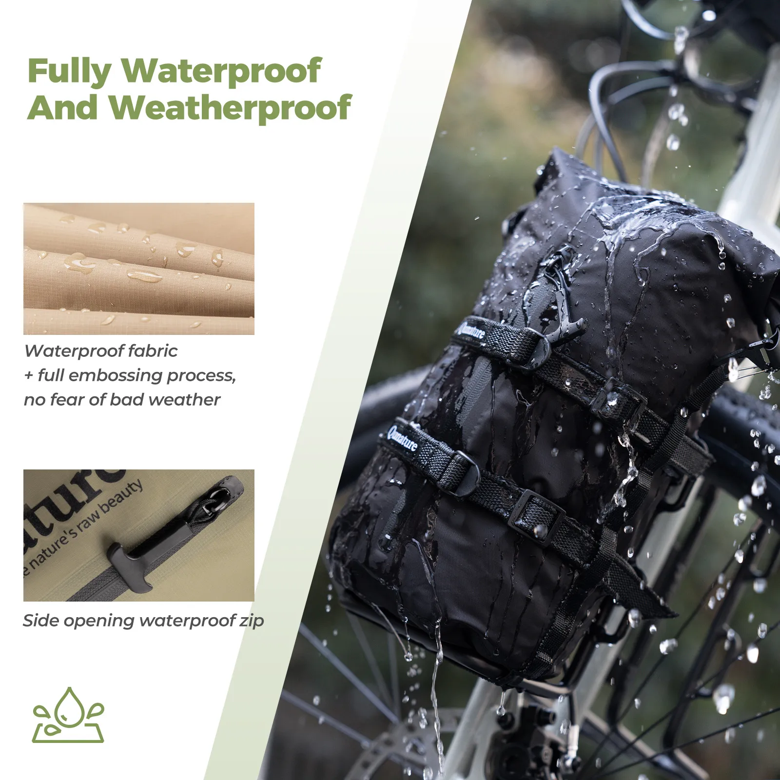 Bikepacking Rear Rack + Waterproof Compression Bag Set - Image 13