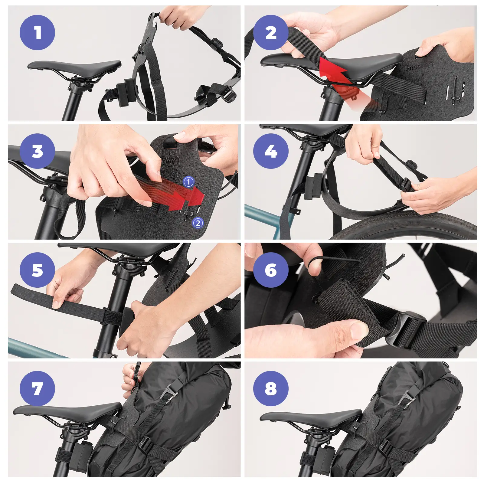 Bikepacking Rear Rack + Waterproof Compression Bag Set - Image 17