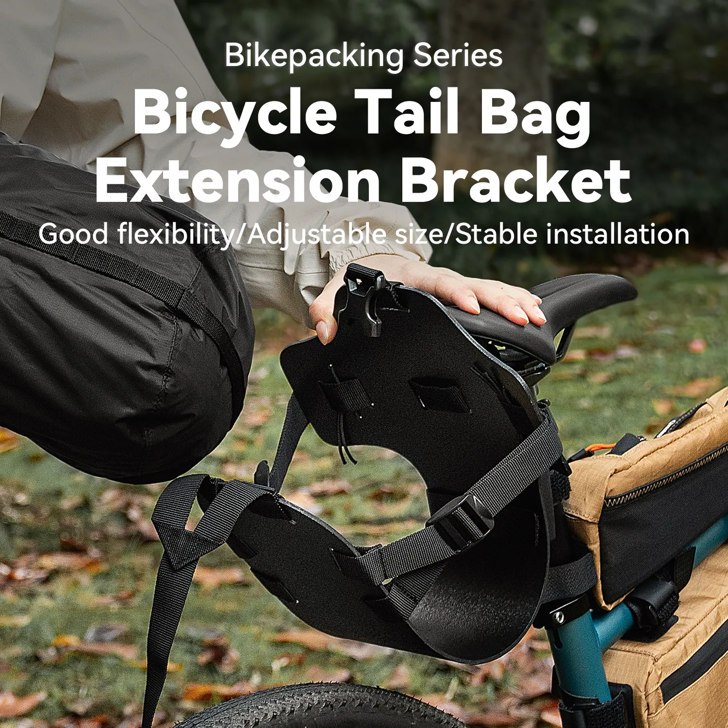 Bikepacking Rear Rack + Waterproof Compression Bag Set - Image 6