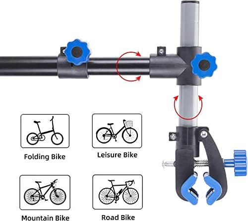 Bike Repair Stand Wall Workbench Mount Rack Height Adjustable - Image 2