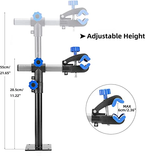 Bike Repair Stand Wall Workbench Mount Rack Height Adjustable - Image 5