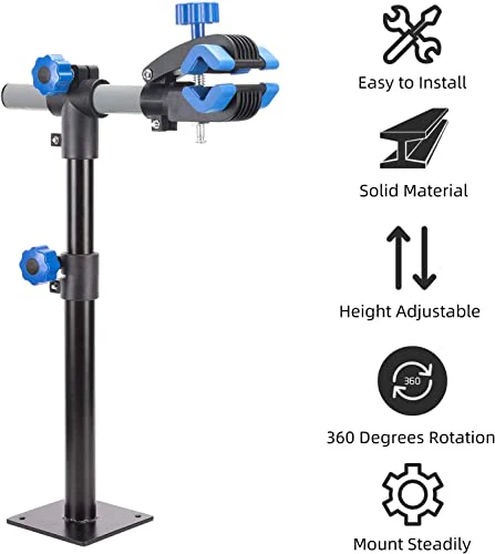 Bike Repair Stand Wall Workbench Mount Rack Height Adjustable - Image 6