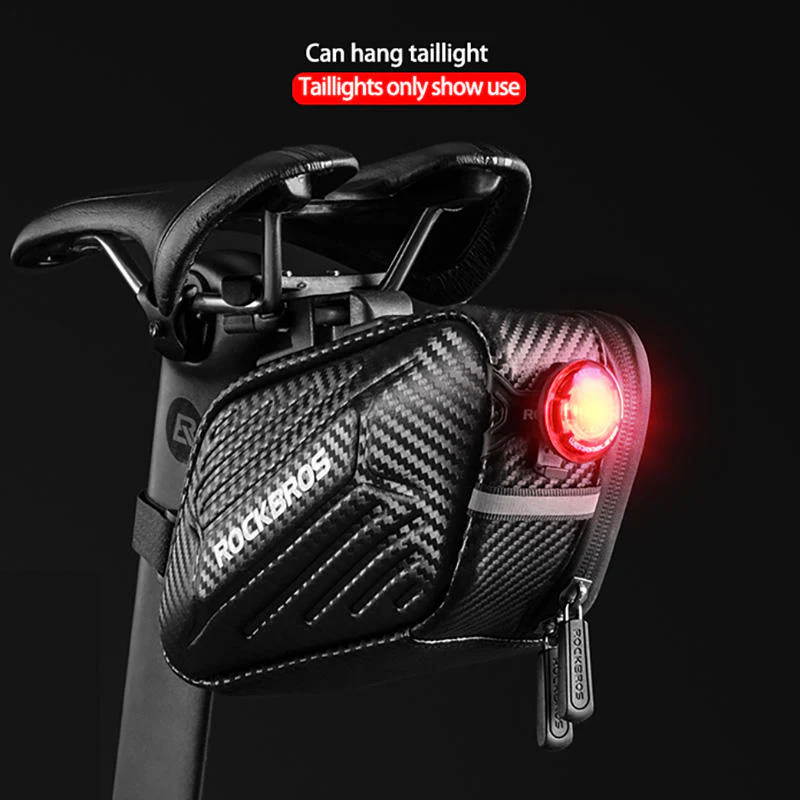 Bike Tail Bag Carbon Hard Shell 1.5L - Image 2