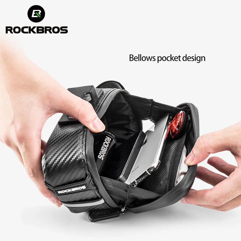 Bike Tail Bag Carbon Hard Shell 1.5L - Image 5