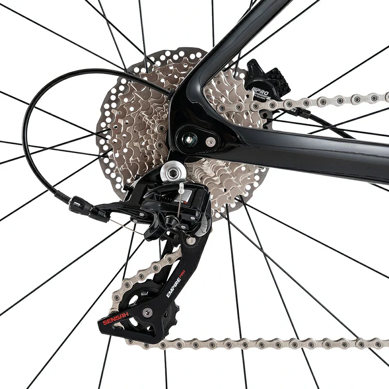 CTR - Carbon Fiber Road Bike-Glossy Black - Image 10