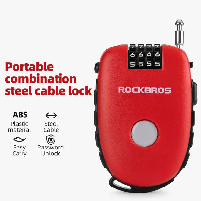 Combination Steel Cable Lock - Image 2