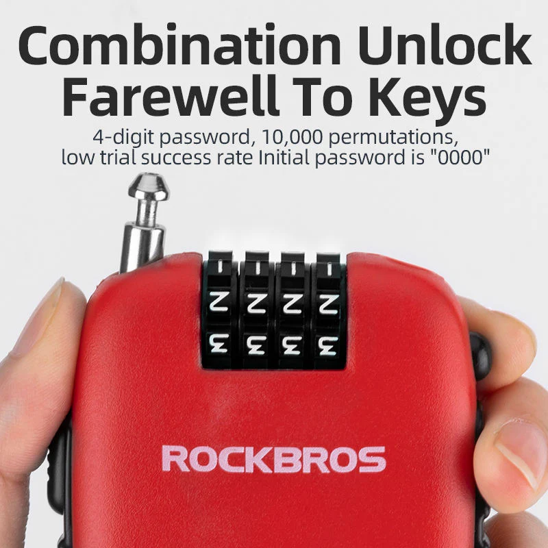 Combination Steel Cable Lock - Image 5