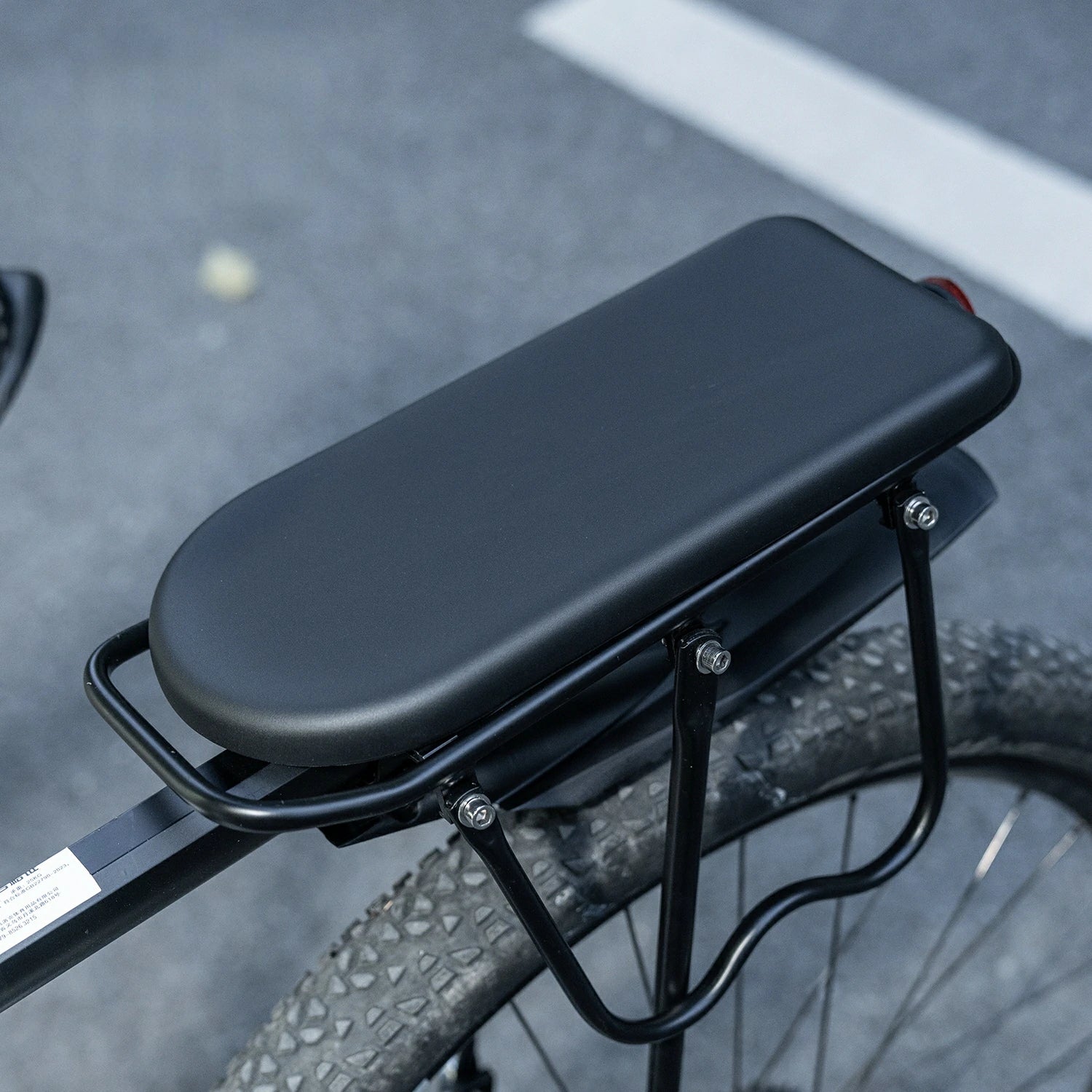 Comfortable PU Leather Bike Rear Seat Cushion for Racks - Image 10