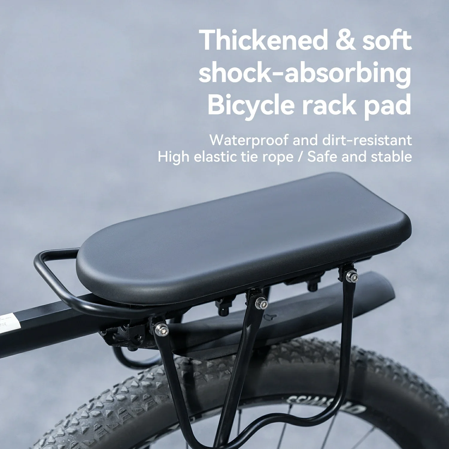 Comfortable PU Leather Bike Rear Seat Cushion for Racks - Image 7