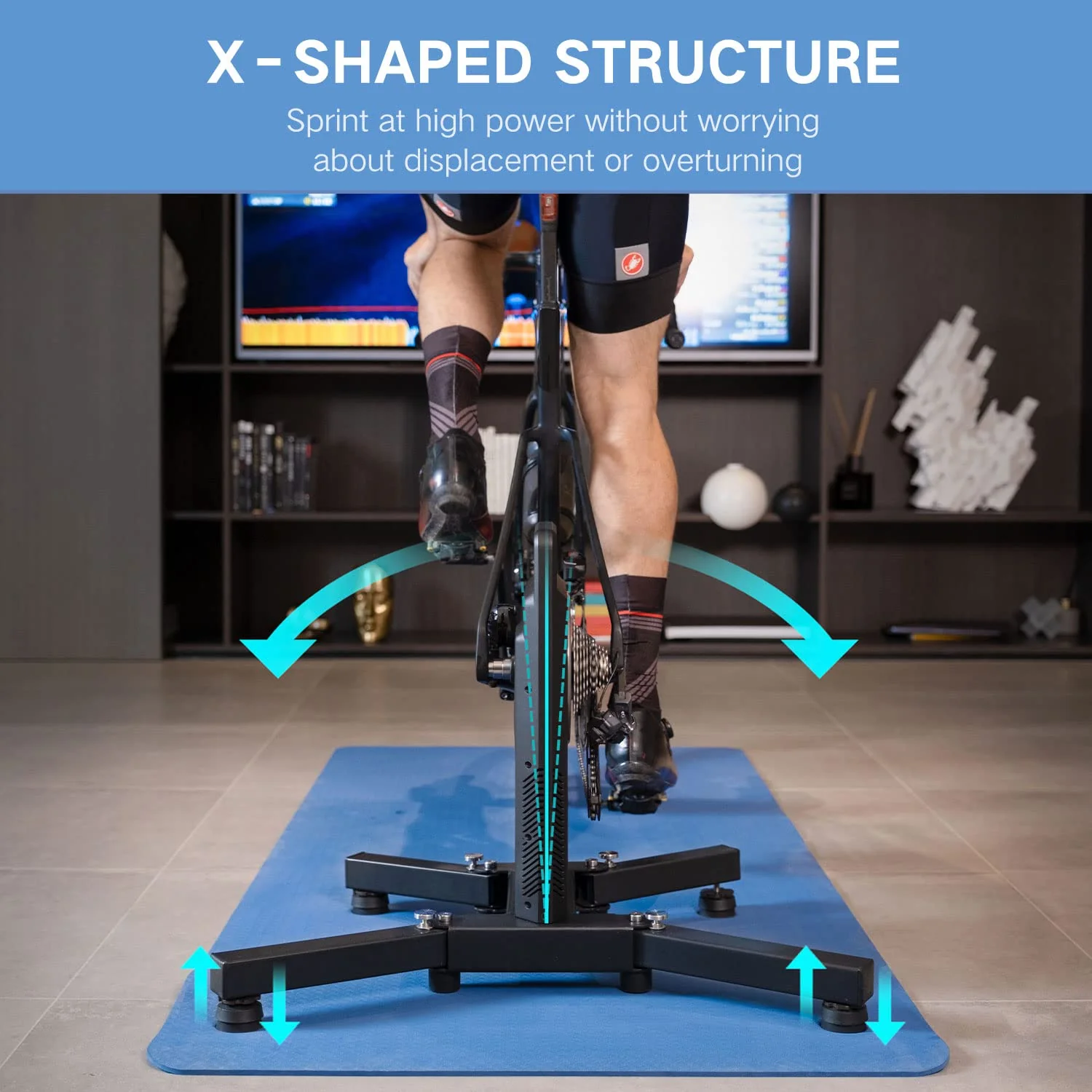 CYCPLUS T2 Indoor BLDC-Motor Drive Riding Smart Bike Trainer Compatible with Zwift APP - Image 6