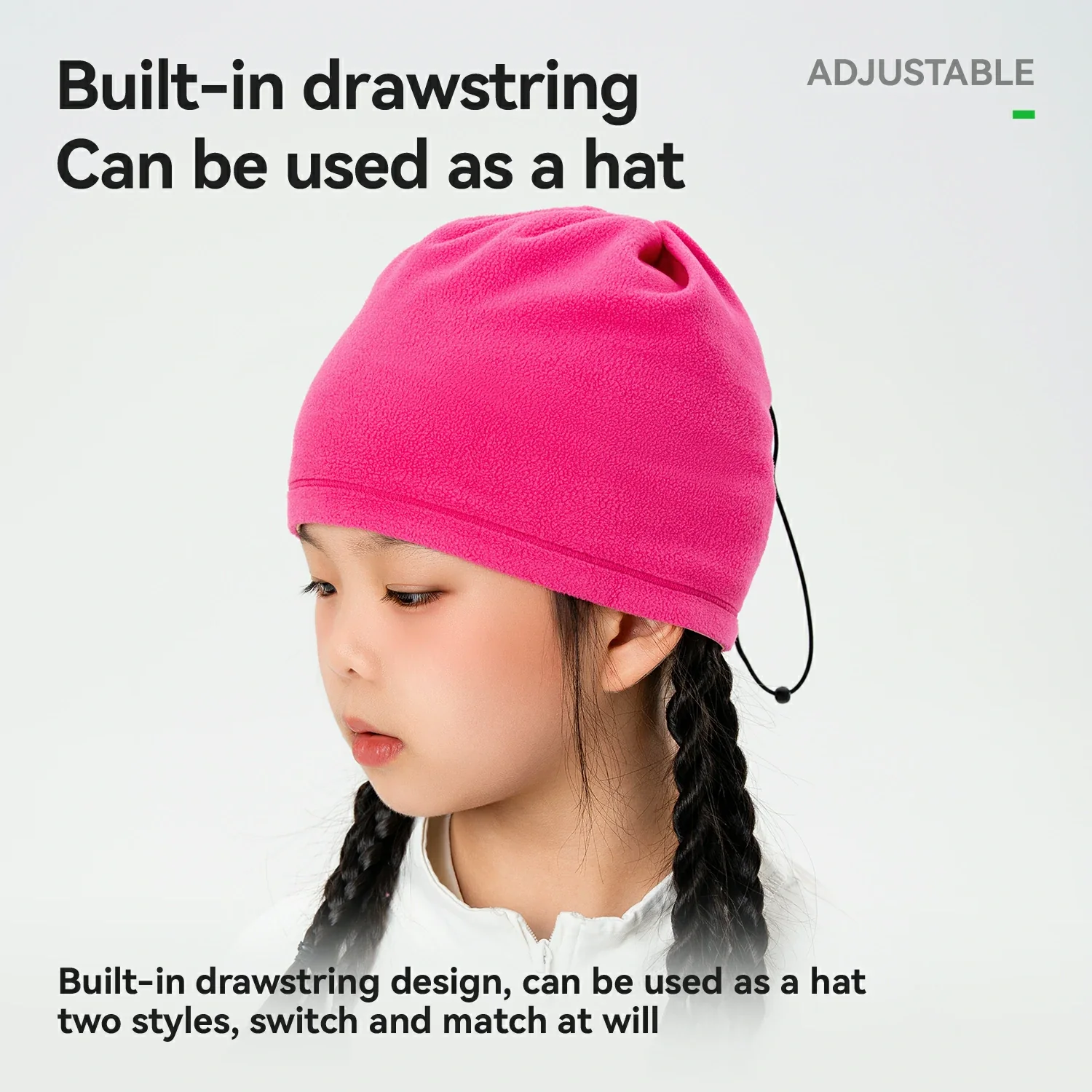 Kids Cycling Neck Gaiter Warm Double-Sided - Image 12
