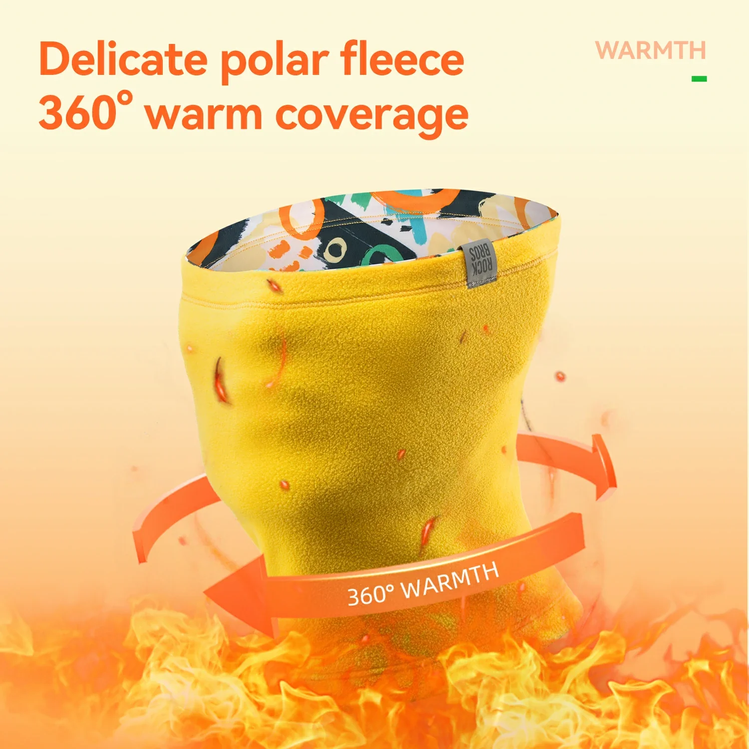 Kids Cycling Neck Gaiter Warm Double-Sided - Image 6