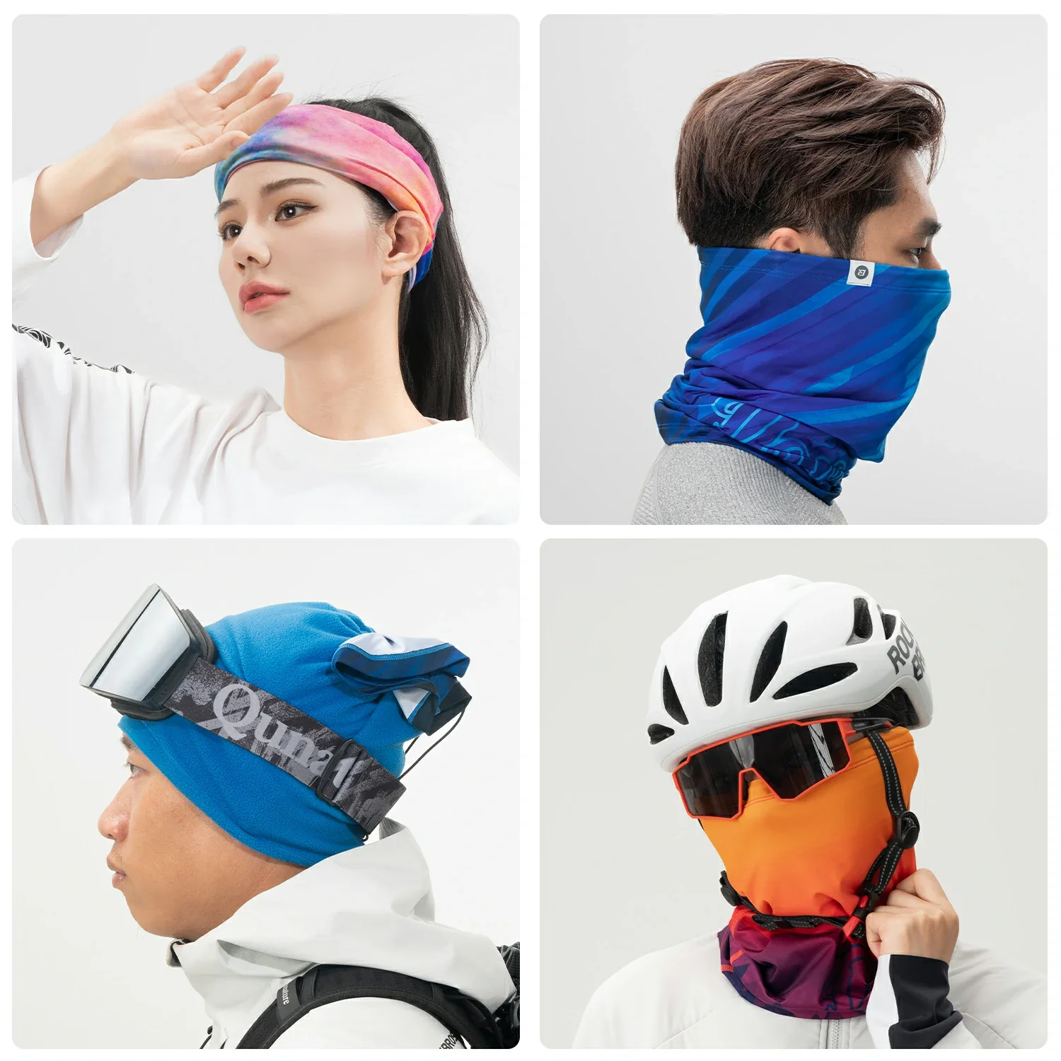 Winter Fleece 3 IN 1 Cycling Mask Hat Reversible - Image 15