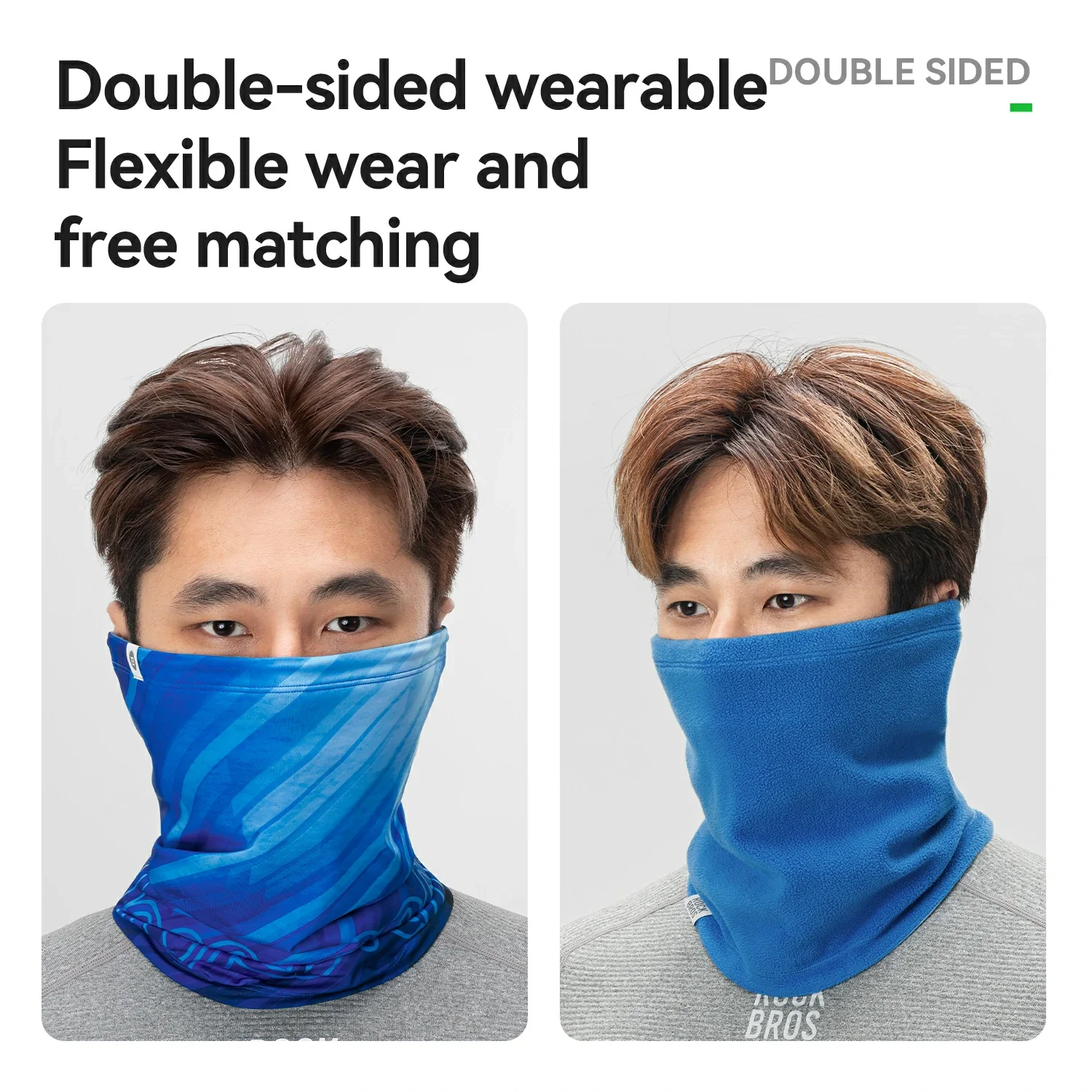 Winter Fleece 3 IN 1 Cycling Mask Hat Reversible - Image 21
