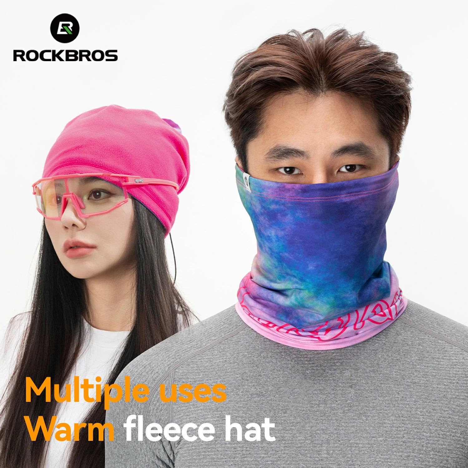 Winter Fleece 3 IN 1 Cycling Mask Hat Reversible - Image 23