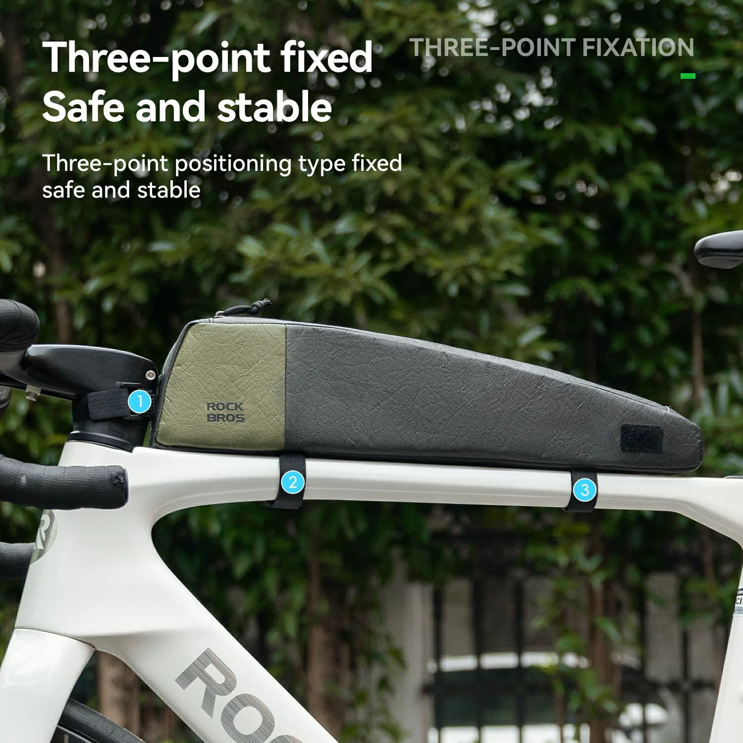 Sustainable Eco-Friendly Bike Top Tube Bag 0.9L - Image 3