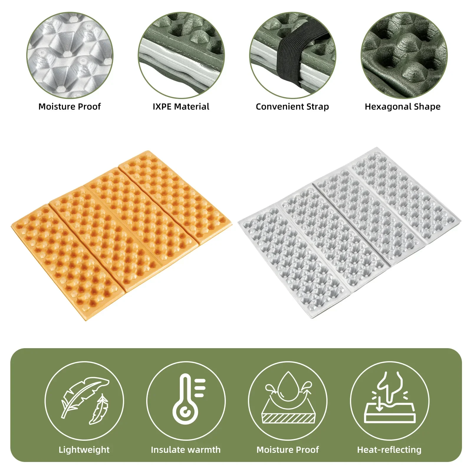 Qunature Folding Seat Pad Mat with Foam - Image 10