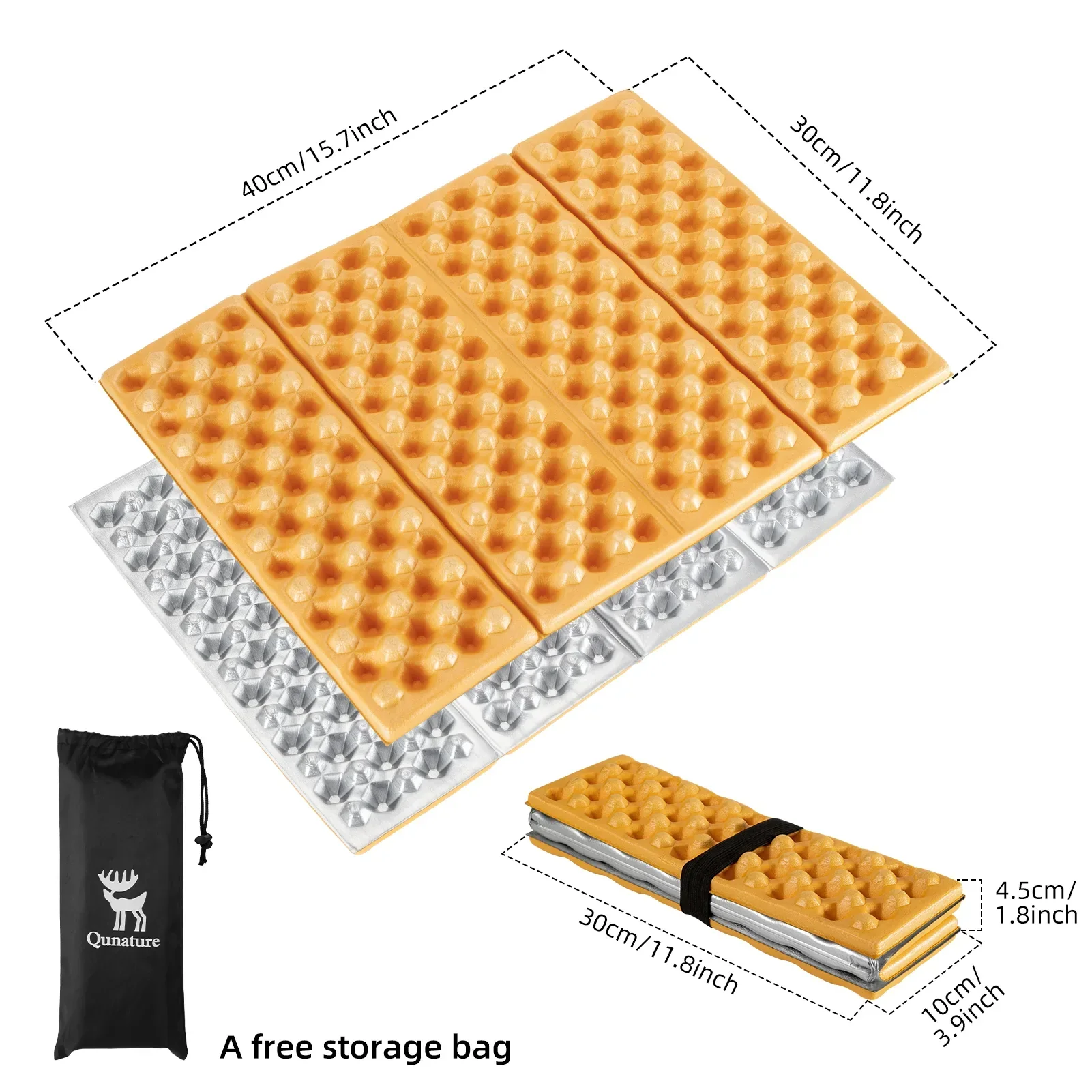 Qunature Folding Seat Pad Mat with Foam - Image 4