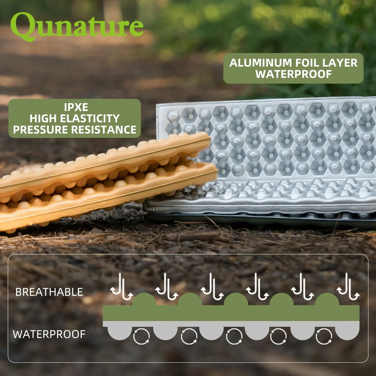 Qunature Folding Seat Pad Mat with Foam - Image 5