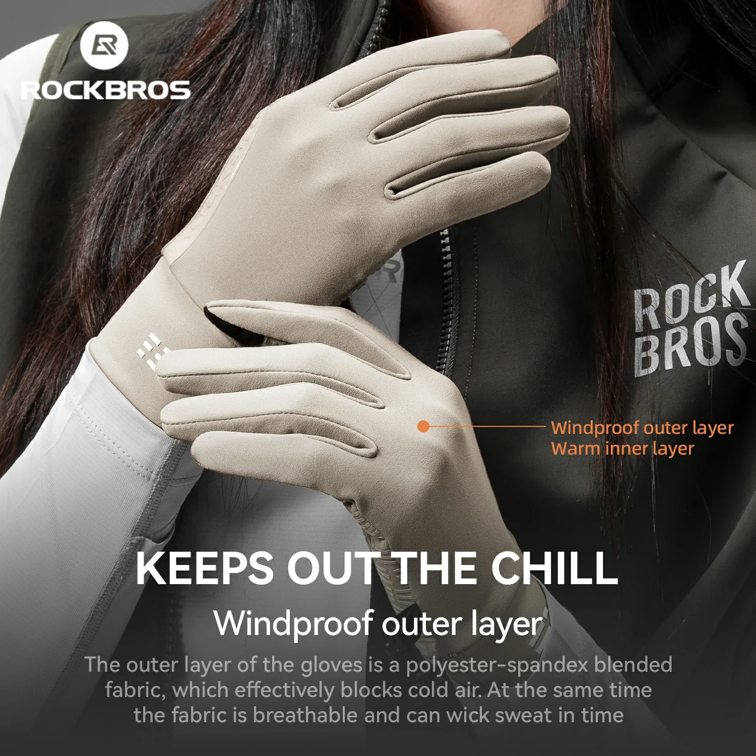 Graphene Winter Cycling Gloves for 41–59°F - Image 9