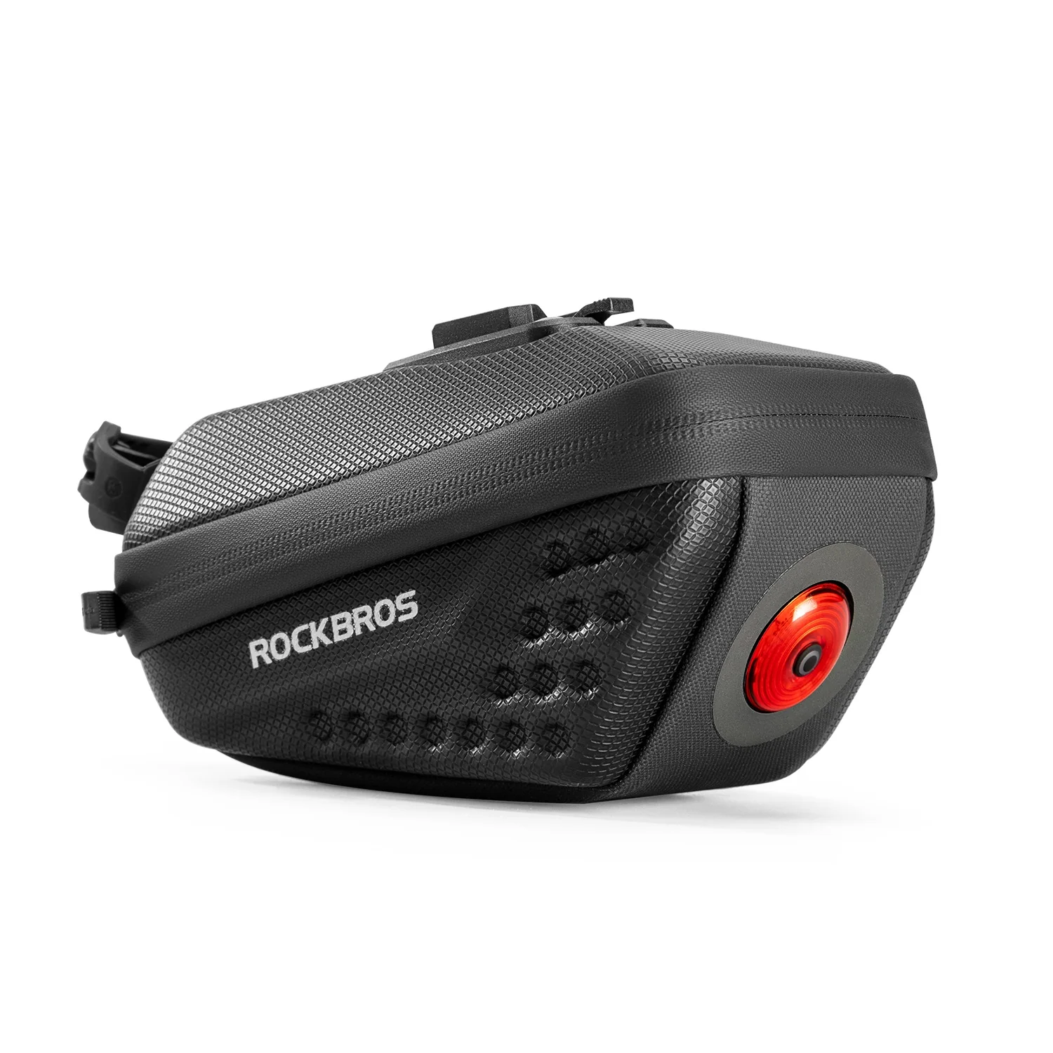 Hard-Shell Bike Tail Bag with Light 0.45L