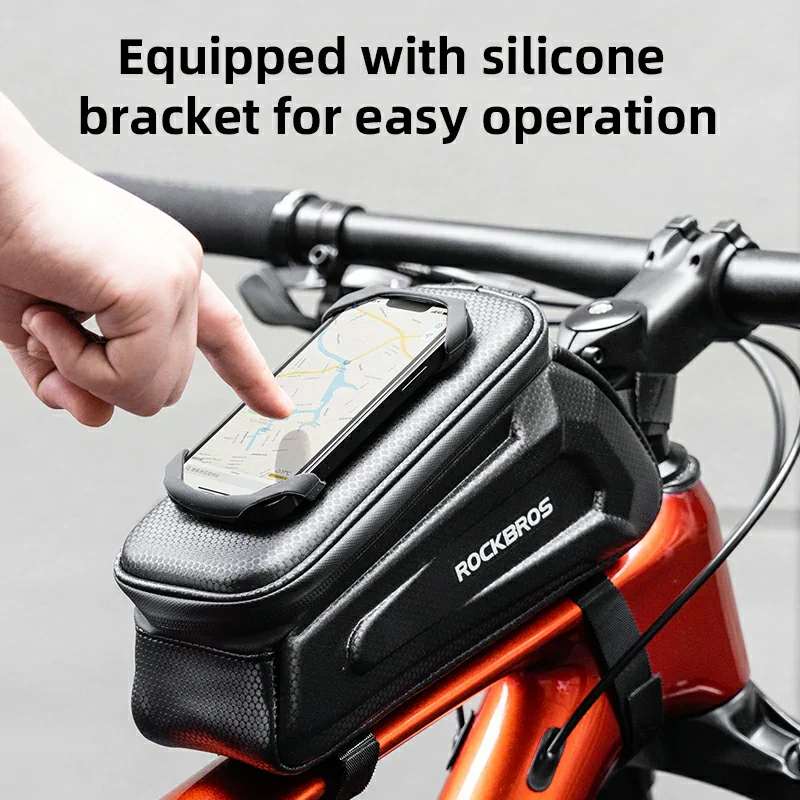 Top Tube Phone Holder Hardshell Bag - Image 2