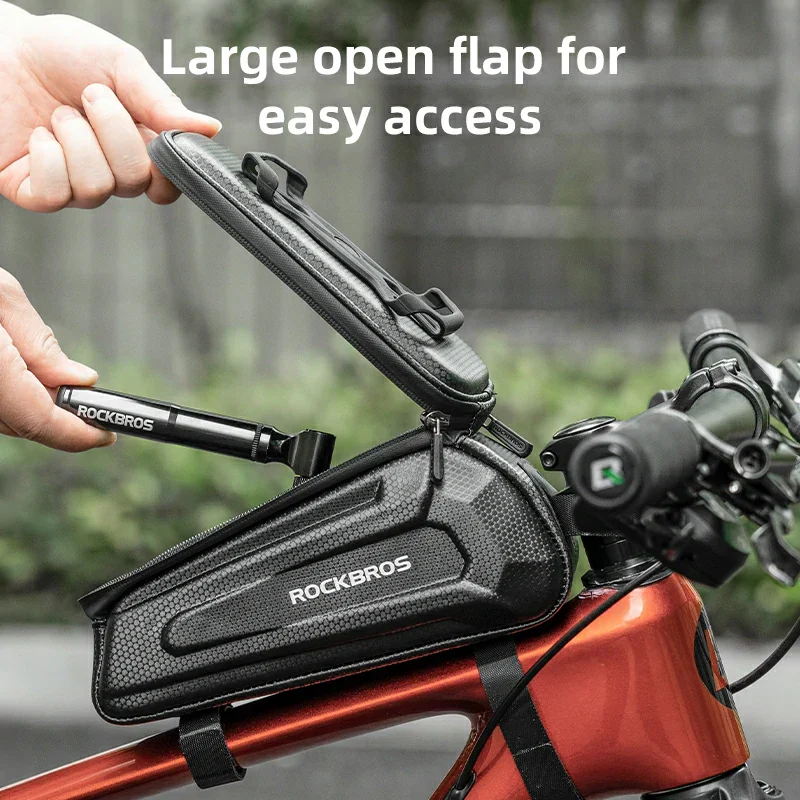 Top Tube Phone Holder Hardshell Bag - Image 4