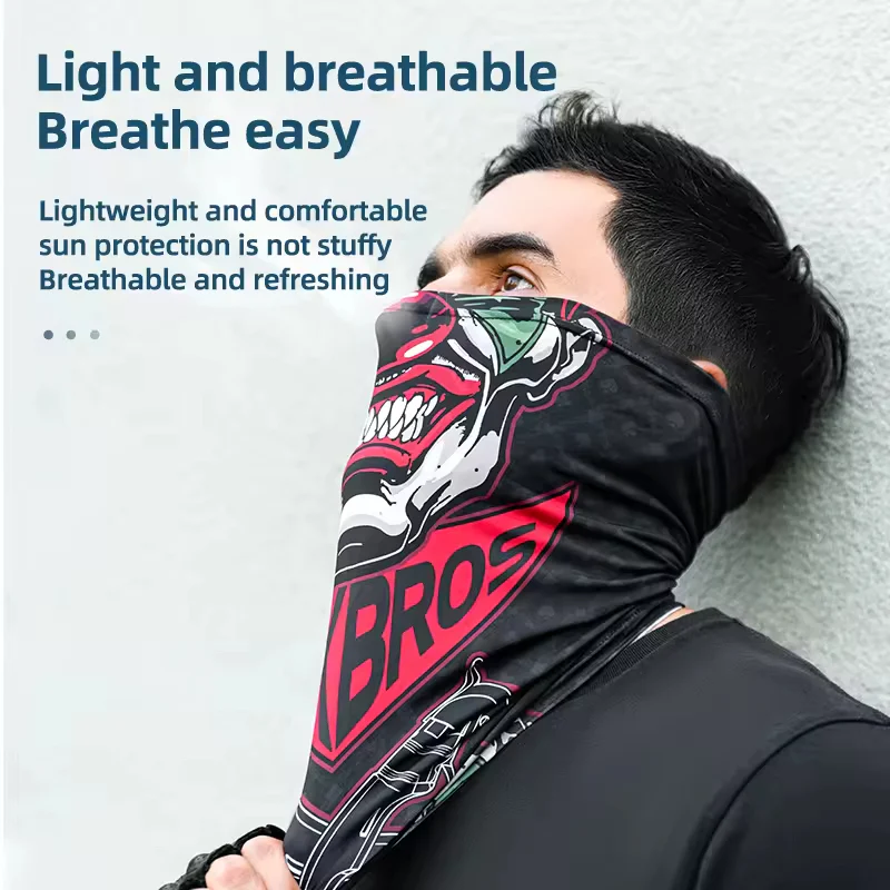 Ice Silk Sunscreen Mask Breathable UV Protection - Image 7