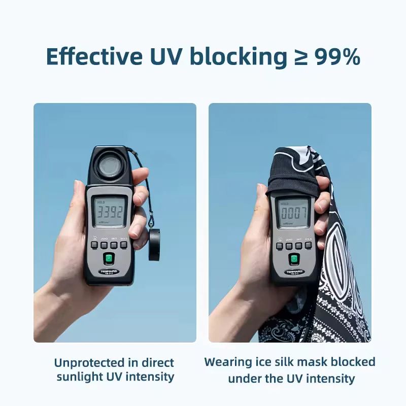 Ice Silk Sunscreen Mask Breathable UV Protection - Image 8
