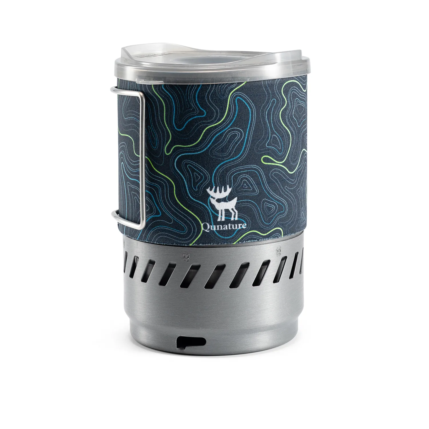 Qunature Integrated Heat Collection Stove System for Camping, Hiking and Outdoor Adventures