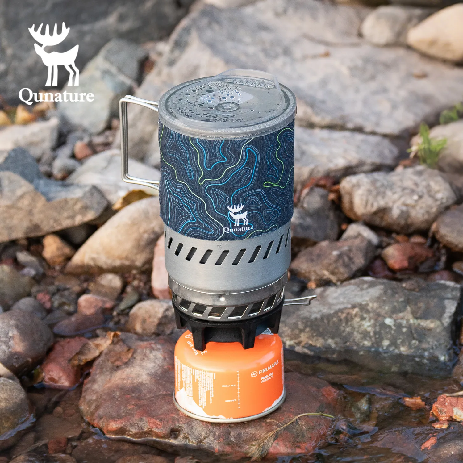 Qunature Integrated Heat Collection Stove System for Camping, Hiking and Outdoor Adventures - Image 3