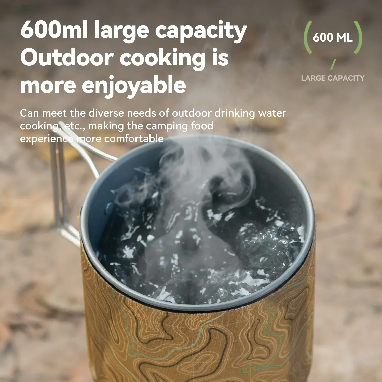 Qunature Integrated Heat Collection Stove System for Camping, Hiking and Outdoor Adventures - Image 7