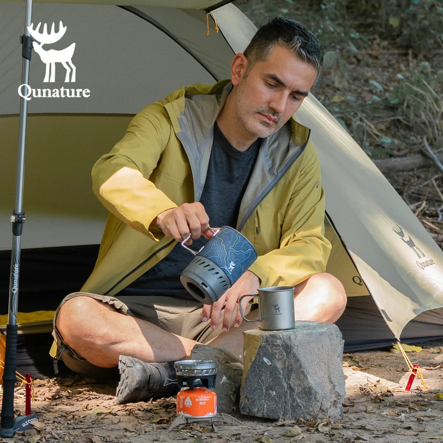 Qunature Integrated Heat Collection Stove System for Camping, Hiking and Outdoor Adventures - Image 9