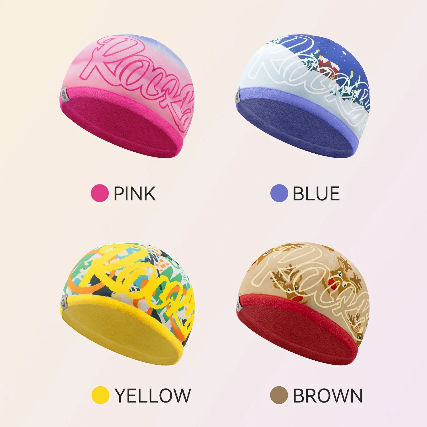 Kids Winter Fleece Beanie for Helmet Use - Image 10