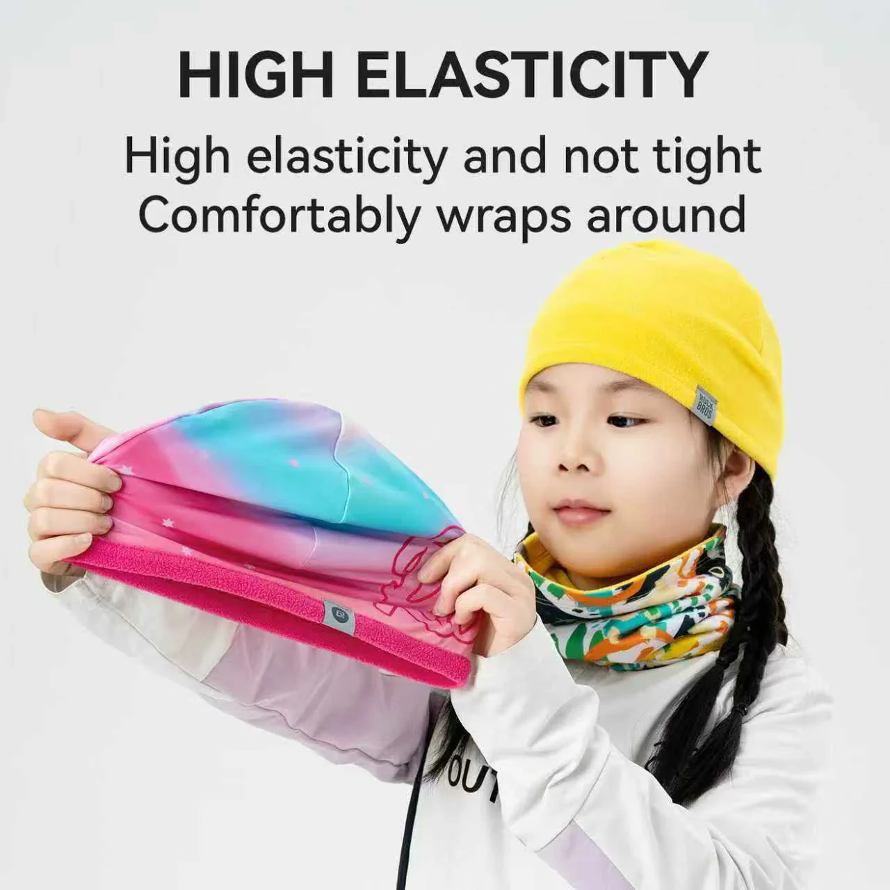 Kids Winter Fleece Beanie for Helmet Use - Image 11