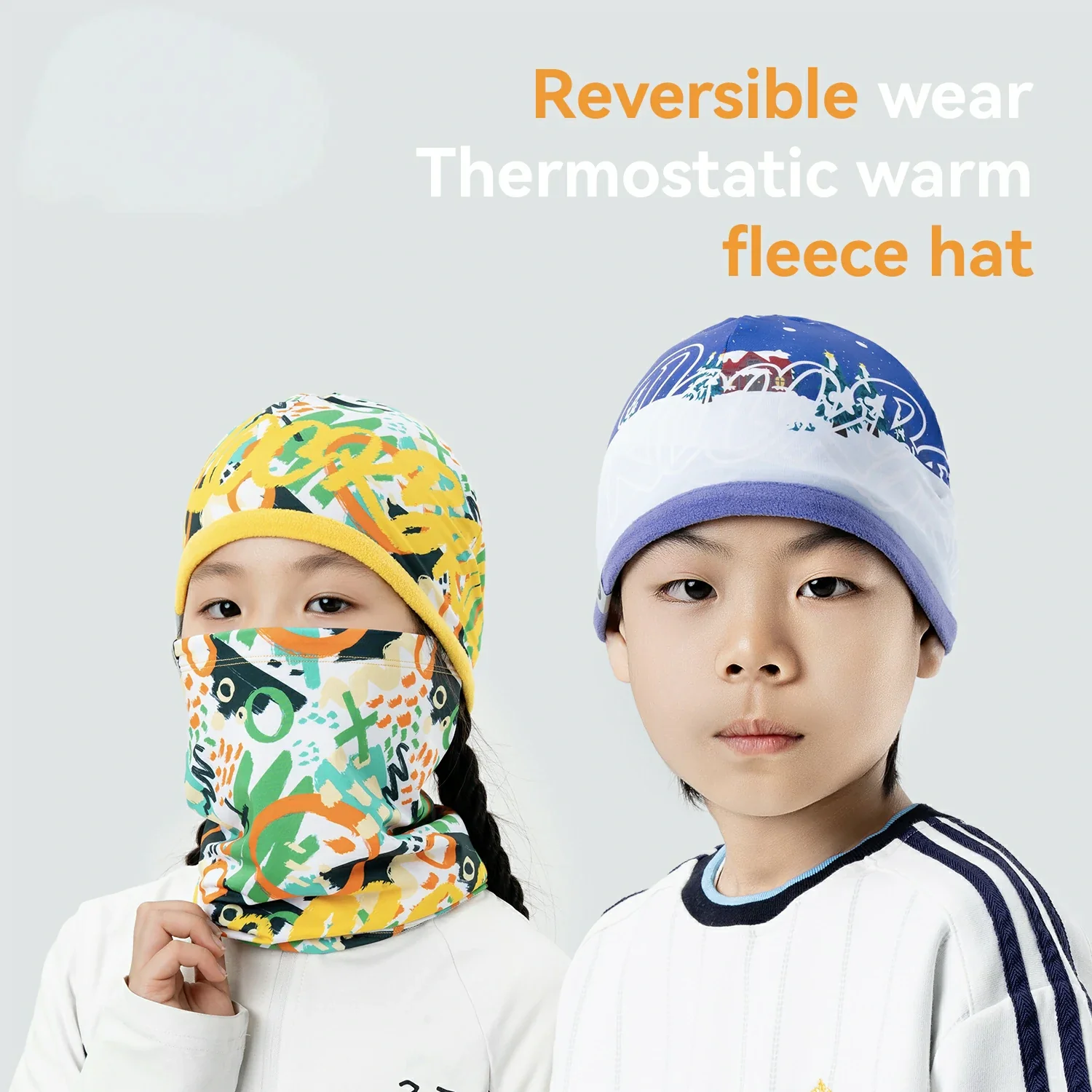 Kids Winter Fleece Beanie for Helmet Use - Image 13