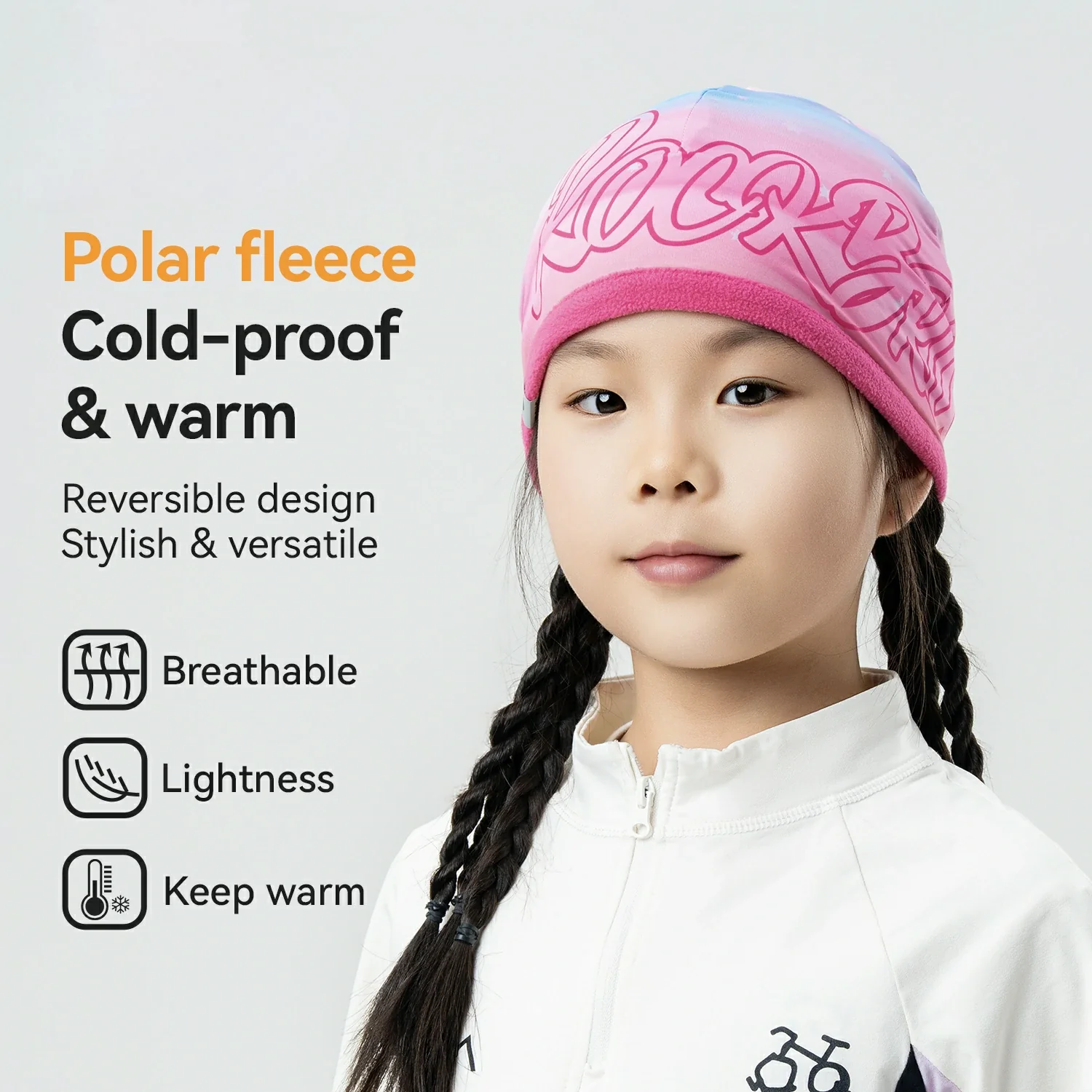 Kids Winter Fleece Beanie for Helmet Use - Image 14